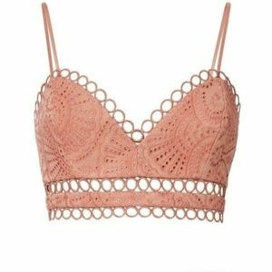 Zimmermann | Tops | Zimmermann Jasper Fan Eyelet Embroidery Bralette ...